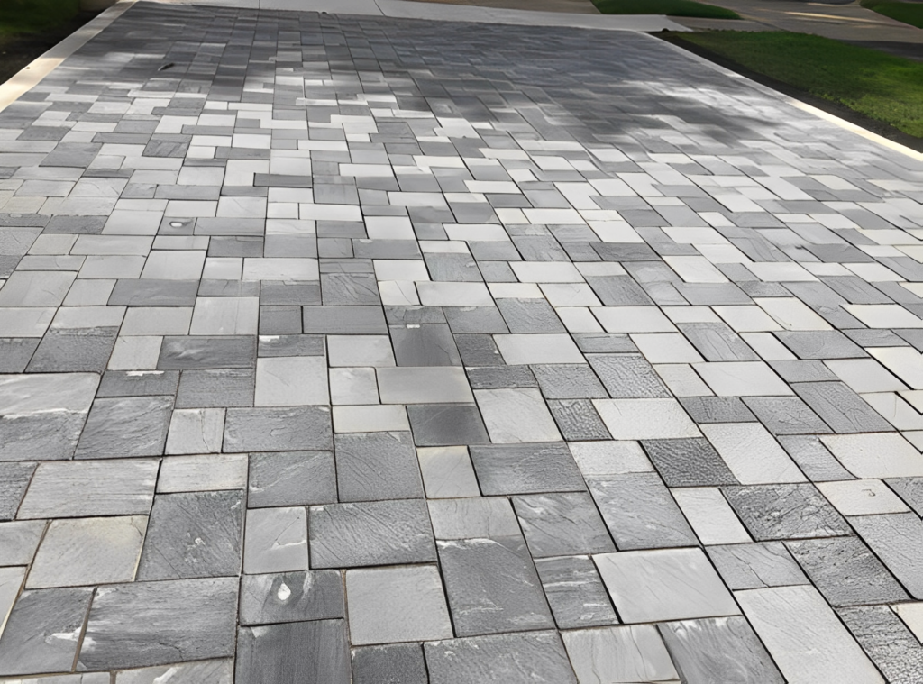 concrete-paved-newly-laid-gray-paving-slabs-stones-floors-walkways-concrete-paving-slabs-backyard-road-paving-garden-brick-path-courtyard